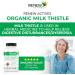 Renew Actives Milk Thistle Capsules: 175mg Potency Organic Milk Thistle Seed Extract Supplement to Support Healthy Liver Function - Highly Concentrated Formula with Standardized Silymarin - 120 Veggie Pills. NON-GMO (2 Packs) 120 Count (Pack of 2) - Buy Online on GoSupps.com