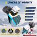 MORXPLOR Ski Snow Gloves - 3M Thinsulate Insulated Waterproof Winter Gloves (BlueGray, Large) - Buy Online on GoSupps.com