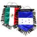 Honduras flag Mexico flag for car home wall decor door window decoration mini Banner Accessories decoration small flag (Mexico Honduras)