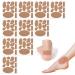 WLLHYF 10 Sheets Moleskin Tape Flannel Adhesive Pads, Moleskin for Feet Heel Stickers Blister Prevention Pads Pre-Cut Adhesive Tape Foot Protection for Heels