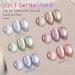 Double Rhythm Cat Eye Gel Nail Polish Set - 6 Shimmer Glitter Colors with 9D Holographic Magnet Effect | International Shipping Available - Buy Online on GoSupps.com