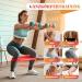 Nooncrazy Fitness Straps: 5 Set Natural Latex Resistance Bands for Pilates Strength Training & Physiotherapy - 100% Durable 5 Strength Levels - Buy Online on GoSupps.com