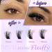 Boahankuke Fluffy Lash Clusters 280PCS 100D+120D D Curl Individual Cluster Lashes 12-18mm - Buy Online on GoSupps.com