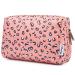 Large Makeup Bag Zipper Pouch Travel Cosmetic Organizer for Women and Girls (Large, Leopard) Large Leopard