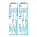 Meridol toothbrush gum protection soft 4 pieces - manual toothbrush for a gentle cleaning of teeth on the gum hem 1 piece (4 -pack)