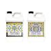 Home & Body Company Perugia Italian Deruta Hand Soap Refill Set White Jasmine and Coconut Citrus Scents 64 Fl Oz Bottles 2-Pack