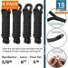 Premium 3/8 x 6' Boat Fender Lines 4 Pack - Double Braid Nylon Dock Lines for Boat Bumpers - J-FM TWNTHSD - 4 Pack - Buy Online on GoSupps.com