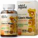 Wild & Organic Lion's Mane Gummies - Natural Vegan Hericium Erinaceus Mushroom Supplement - May Boost Brain & Cognitive Health Mental Focus Immune System Antioxidant Support - 60 Count