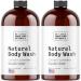 Natural Body Wash - Citrus & Lavender Body Wash & Shower Gel - Naturally Derived Ingredients Made in USA - Calms & Comforts Skin - Body Wash Women - Men Body Wash - Paraben-Sulfate-free 16 Fl Oz (Pack of 2)