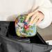 Period Bag Sanitary Napkin Storage Pouch | Travel Makeup Bag with Welcome Butterfly Flowers Birds Design - Buy Online on GoSupps.com
