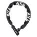 Axa Linq 100-Bicycle lock-chain lock-Castle for e-bikes and scooters-Safety level 14 of 15-100 cm x 9.5 mm-Black polyester cover single