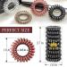 JIRIS Spiral Hair Ties for Women and Girls - No Crease, Waterproof, Elastic Coil Hair Ties - Colorful Ponytail Holder - Buy Online on GoSupps.com