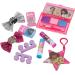 Barbie Townley Girl Backpack Cosmetic Makeup Set - 12 Pcs with Lip Gloss, Nail Polish & Hair Accessories for Kids - Perfect for Parties & Sleepovers - Buy Online on GoSupps.com