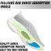Unisex Running Insoles for Men & Women | Comfort Energy Arch Support & Shock Absorption | Plus Size Black/Green Inserts - Buy Online on GoSupps.com