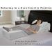 Adjustable Cooling Gel Memory Foam Bed Wedge Pillow - Support for Legs and Back - Acid Reflux, Snoring, Heartburn Relief - Machine Washable - Buy Online on GoSupps.com