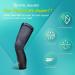 Vital Salveo Bamboo Charcoal & Germanium Full Leg Compression Sleeve XL - Pain Relief for Basketball, Football, Arthritis - Dark Grey - X-Large - Buy Online on GoSupps.com