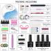 YALSYNY Gel Nail Polish Kit - 12 Colors with 120W UV LED Nail Dryer Lamp - DIY at Home Set - Buy Online on GoSupps.com