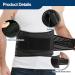 Adjustable Lumbar Support Belt for Men & Women | Breathable Back Brace for Lower Back Pain Herniated Disc & Sciatica - Medium - Buy Online on GoSupps.com