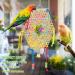 Bird Parrot Toys Swing with Hanging Bell - 2 Pack for Small Parakeets, Cockatiels, Conures, Love Birds, Finches | AK KYC - Buy Online on GoSupps.com