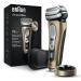 Braun Electric Razor for Men Waterproof Foil Shaver Series 9 Pro 9419s Wet & Dry Shave with ProLift Beard Trimmer for Grooming Charging Stand Included Gold 9419s Shaver