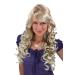 WIG ME UP - 7633-27T613 Wig blonde mix curly long hair with bangs