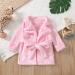 Soft Pink Jelly Baby Bathrobes for Toddlers | Flannel Nightwear & Pajamas for Kids 2-3 Years - Buy Online on GoSupps.com