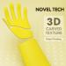 VGO Kitchen & Household Gloves - 1 Pair TPE Latex-Free Super Thick Slipproof Cleaning Gloves for Kitchen Bathroom & Garden | TP117 S (Yellow) - International Shipping - Buy Online on GoSupps.com