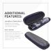 Travel Case for ToiletTree Professional Nose Hair Trimmer - Water Resistant & Heavy Duty Gray (Case - Buy Online on GoSupps.com