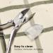 Auxmir Stainless Steel Toenail Clippers - Sharp Curved Nippers for Thick or Ingrown Nails - Safety Cover Included - Buy Online on GoSupps.com