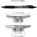QPURO 4 Inch Dock Cleat - Hot Dipped Galvanized Cast Iron Boat Cleats (2-Pack) - Buy Online on GoSupps.com