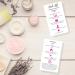 Lash Lift Aftercare Instruction Cards - 50 Pack | Starter Eyelash Lift Kit DIY Supplies | White with Pink Icons | 2x3.5 inches Business Card Size - Buy Online on GoSupps.com