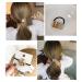 Harley Rhinestone Ponytail Holders - 4pcs Gold Hair Cuffs for Women's Ponytail Headbands - Buy Online on GoSupps.com