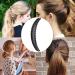 3 Piece Banana Hair Clip Set - Vintage Female Hair Accessories for Girls - Thick Hairpin Comb Tool - Beauty Fashion Clips - White Black Brown - Buy Online on GoSupps.com