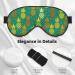 Pineapples1 Double-Sided Sleep Mask | Soft Adjustable Eye Covers for Perfect Shading & Reducing Eye Edema - International Shipping Available - Buy Online on GoSupps.com