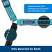 PetSafe Easy Walk Deluxe Harness - No-Pull Dog Walking Harness with Padded Design & 1.8m Leash | Medium Ocean Blue/Black - Shop Internationally - Buy Online on GoSupps.com