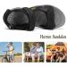Men's Leather Sandals - Zyldk Beach & Trekking Outdoor Shoes | Summer Hiking & Sports Sandals (41 EU Black) - Buy Online on GoSupps.com