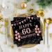 40 Ros gold Napkin Set for 60th Birthday | Stylish 33x33cm Paper Napkins for Men & Women | Perfect Party Decoration - Buy Online on GoSupps.com