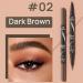 Eyebrow Pen Microblading Eyebrow Pencil with -Fork-Tip and Precise Brush Create Natural Hair-Like Brows Eyebrow Pencil (BW2) - Buy Online on GoSupps.com