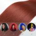 YDDM 26-Inch Pre-Stretched Braiding Hair Extensions - 3 Packs 350# Ginger Red Kunsthaar Braids for Stunning Looks - Buy Online on GoSupps.com
