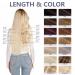 SEGO Clip in Hair Extensions - 40cm Straight Black Human Hair (1B#) - Natural Look for Effortless Style - Buy Online on GoSupps.com