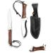 Perkin Knives Fixed Blade Hunting Knife with Leather Sheath - Durable Versatile Perfect for Outdoor Adventures | International Shipping Available - Buy Online on GoSupps.com