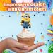 24x Mi-Ni Yons Cupcake Toppers Strong Picks Happy Birthday D cor Cupcake Decorations for Kids Birthdays - Buy Online on GoSupps.com