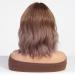HAIRCUBE Ombre Pink Synthetic Wig for Women - Shoulder Length Cherry Blossom Pink Hair with Fringe - Buy Online on GoSupps.com