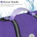 Vivaglory Ripstop Dog Rescue Vest - Enhanced Buoyancy & Visibility for Small to Medium Dogs | Purple Size S (43-53cm) - Buy Online on GoSupps.com