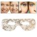 100 Pcs Hydrating Eye Mask - Pre-Cut Floral Pattern for Skin Care | Eco-Friendly & Disposable Silk Eye Masks - Buy Online on GoSupps.com