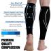 Udaily Calf Compression Sleeves (20-30mmhg) - Shin Splint & Calf Pain Relief - 2 Pairs (Black Pink) - M (Calf 12.5-15) - Buy Online on GoSupps.com