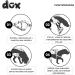 DDOXX Air Mesh Step-In Dog Harness - Adjustable Black Puppy Harness for All Sizes (S 2.0 x 45-63 cm) - International Shipping Available - Buy Online on GoSupps.com