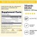 NatureWise Vegan Vitamin D3 + K2 in Organic Coconut MCT Oil - Natural D3 10000IU + Natural K2 200mcg - High Absorption Bone Support - Non-GMO - USA Manufactured - 30 Softgels 30-Day Supply Unflavored 30 Count (Pack of 1) - Buy Online on GoSupps.com