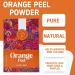 Orange Peel Powder 100g | Citrus Aurantium | Brightening & Lightening Face | Deep Cleansing | Vitamin C for Skin & Hair - Buy Online on GoSupps.com