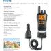 Uniden MHS75 Waterproof 2-Way VHF Marine Radio - Submersible, 1/2.5/5 Watt Power, USA/International & Canadian Channels - Black - Buy Online on GoSupps.com